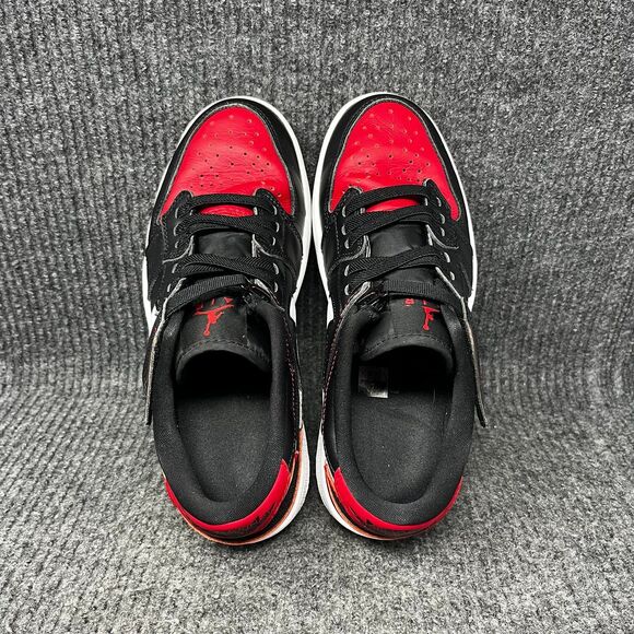 Nike Air Jordan 1 Low Flyease Bred Black Gym Red Mens 7 / Womens 8.5 DM1206-066 - Picture 7 of 8